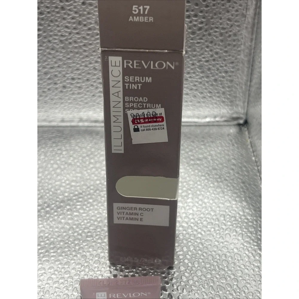 Revlon Illuminance Tinted Serum, Triple‎ Hyaluronic Acid, SPF 15, 517 Amber
